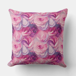 Hübsche rosa Blume Kissen