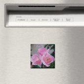 Hübsche rosa Blume Magnet (In Situ (Geschirrspüler))