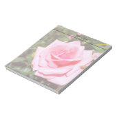 hübsche Rosa-Blume mit süßen Herzen Notizblock (Rotiert)