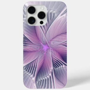 Hübsche rosa Blume Moderne Abstrakte Fraktal Kunst Case-Mate iPhone Hülle