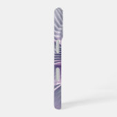 Hübsche rosa Blume Moderne Abstrakte Fraktal Kunst iPhone 16 Hülle (Rechte Seite)