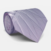 Hübsche rosa Blume Moderne Abstrakte Fraktal Kunst Krawatte (Gerollt)