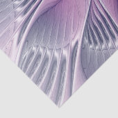 Hübsche rosa Blume Moderne Abstrakte Fraktal Kunst Seidenpapier (Detail)