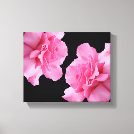 Hübsche Rosa-Blume Moderne minimalistische Blumen Leinwanddruck