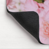 hübsche rosa Blume Mousepad (Ecke)