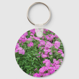 Hübsche rosa Blume Schlüsselanhänger