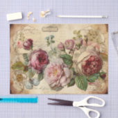 Hübsche rosa Blume Seidenpapier (Handwerk)