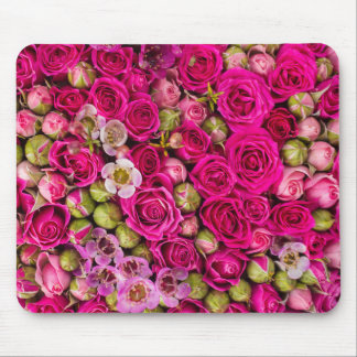 Hübsche rosa Blumen-BildMausunterlage Mousepad