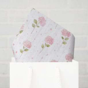 Hübsche rosa Blumen-Brautparty Seidenpapier