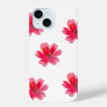 hübsche rosa Blumen-Handyhülle
