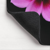 Hübsche rosa Blumen-Mausunterlage Mousepad (Ecke)