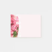 Hübsche rosa Blumen Post-It Notes Klebezettel (Vorderseite)