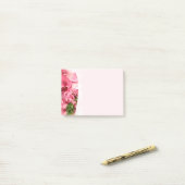 Hübsche rosa Blumen Post-It Notes Klebezettel (Auf Schreibtisch)