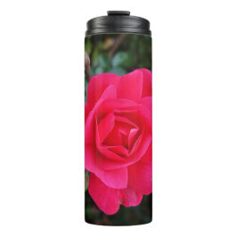 hübsche Rosa-Blumenfotografie Thermosbecher