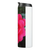 hübsche Rosa-Blumenfotografie Thermosbecher (Nach rechts gedreht)