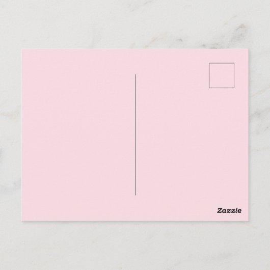 Hübsche Rosa Blumengarten Vogelsprichwörter 31 Bib Postkarte (Rückseite)