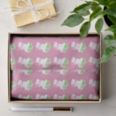 Hübsche rosa Blumensträuße Muster Seidenpapier (Geschenk)