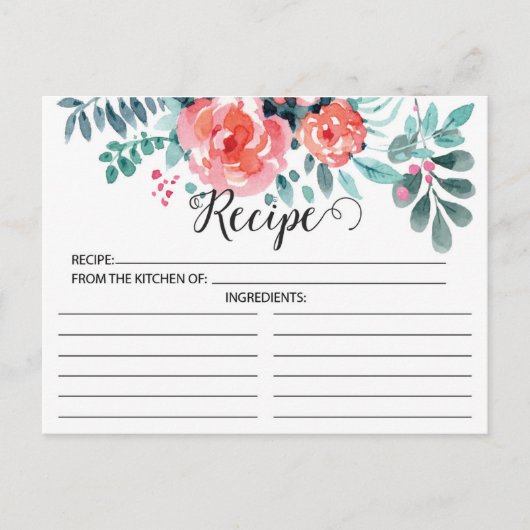 Hübsche Rosa Blumenzapfel Postkarte (Vorderseite)