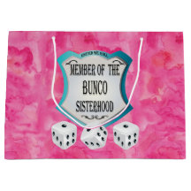 Hübsche rosa Bunco Würfel-Spaß-Mädchen-Nacht