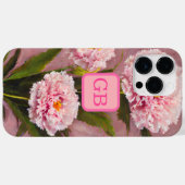 Hübsche Rosa Carnation Blume Bouquet Ölgemälde Case-Mate iPhone Hülle (Rückseite (Horizontal))