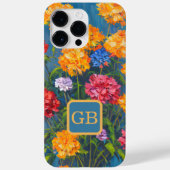 Hübsche Rosa Carnation Blume Bouquet Ölgemälde Case-Mate iPhone Hülle (Rückseite)