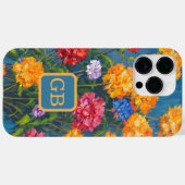 Hübsche Rosa Carnation Blume Bouquet Ölgemälde Case-Mate iPhone Hülle (Rückseite (Horizontal))