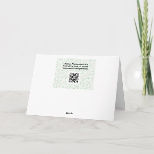 Hübsche Rosa Daisy Blume Art Note Card Karte (Rückseite)