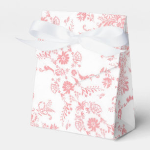 Hübsche rosa Damast-Design-Box Geschenkschachtel