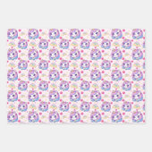 Hübsche rosa Einhörner  Geschenkpapier Set (Vorderseite 3)