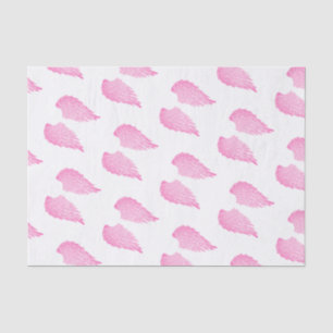 Hübsche rosa Engels-Flügel u. Weiß Seidenpapier