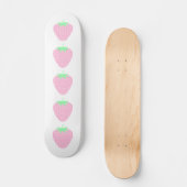 Hübsche rosa Erdbeere Skateboard (Vorderseite)