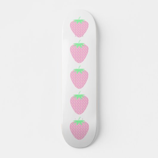 Hübsche rosa Erdbeere Skateboard (Vorne)