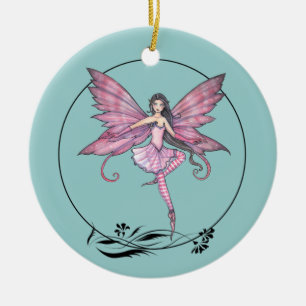 Hübsche Rosa Fairy Ornament