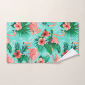 Hübsche rosa Flamingos Badhandtuch Set (Handtuch)