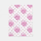 Hübsche Rosa Fleecedecke (Vorderseite)