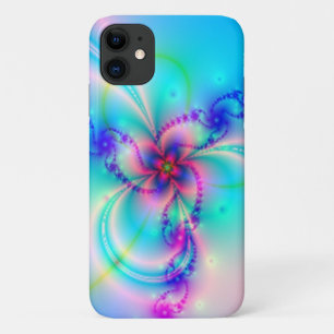 Hübsche rosa Fraktal-Blume Case-Mate iPhone Hülle