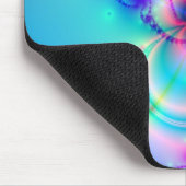 Hübsche rosa Fraktal-Blume Mousepad (Ecke)