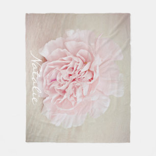 Hübsche rosa Gartennelke durch JoMazArt Fleecedecke