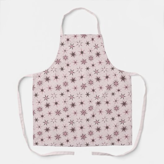 Hübsche rosa Geo-Sterne - Muster. Schürze (Vorderseite)