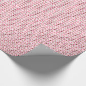 Hübsche rosa Geschenke für Mädchen Geschenkpapier (Ecke)