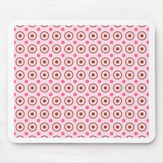 Hübsche rosa Geschenke für Mädchen Mousepad (Vorne)