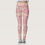 Hübsche Rosa Girls Meerjungfrau Leggings (Vorderseite)