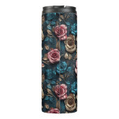 Hübsche Rosa-Gold-Rose Thermosbecher (Rückseite)