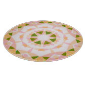 Hübsche Rosa Happy Green Summer Star Dopamin Dekor Schneidebrett (Ecke)