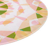 Hübsche Rosa Happy Green Summer Star Dopamin Dekor Schneidebrett (Ecke)