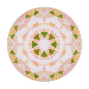 Hübsche Rosa Happy Green Summer Star Dopamin Dekor Schneidebrett