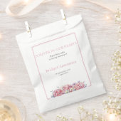 Hübsche rosa Hortensien Trauer-Samenpackung Geschenktütchen (Ausgeschnitten)