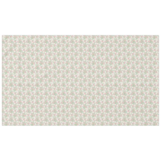 Hübsche Rosa Hunde Rose auf Taupe Tablecloth Tischdecke (Vorderseite (Horizontal))