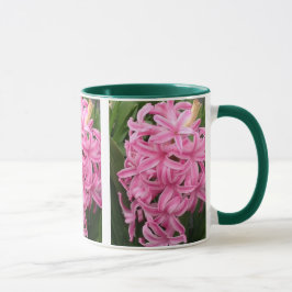 Hübsche rosa Hyazinthen Blume 3 Tasse