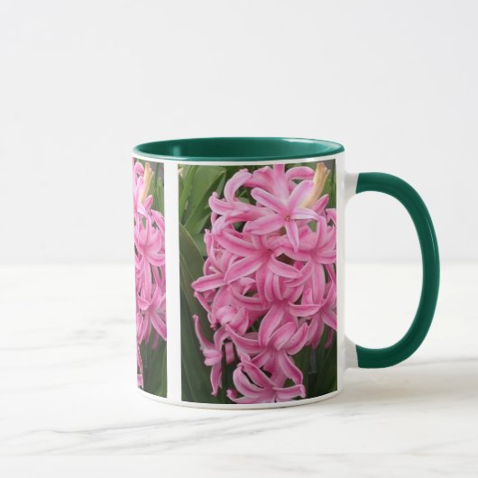 Hübsche rosa Hyazinthen Blume 3 Tasse (Rechts)